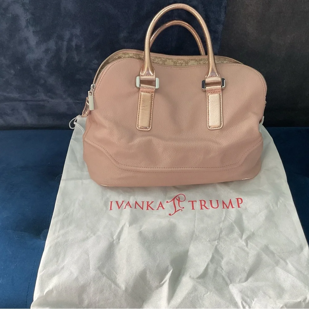 Ivanka Trump Pink Satchel with Structured Design - Picture 2 of 5